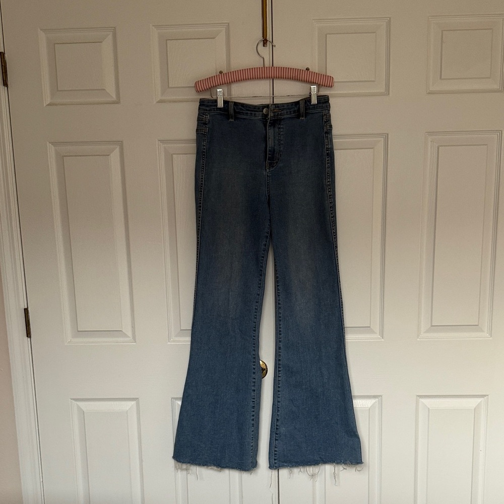 We The Free Blue Flare Jeans